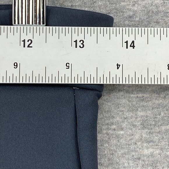 J Tomson Skirt Womens Medium Dark Gray Split Faux Wrap Pencil Stretch Soft - Picture 9 of 12